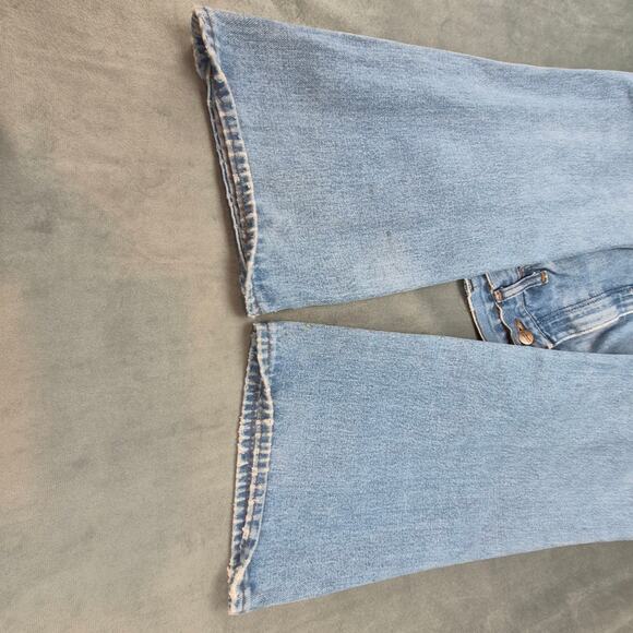 Vintage Wrangler 82611NV Boot Cut Western Cowboy Distressed Thrashed Denim 32x31 - Picture 13 of 13